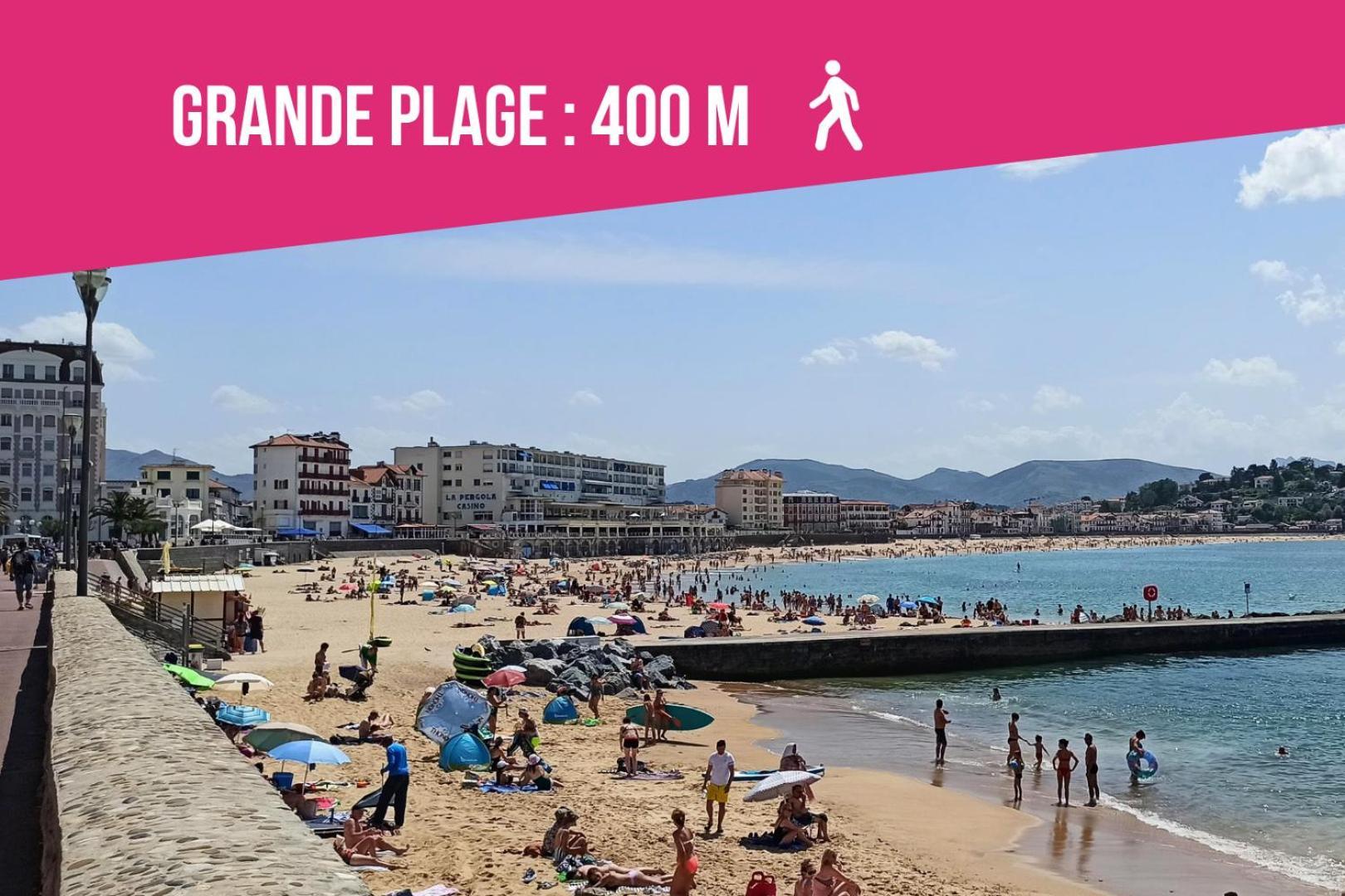 Ilbetea - Ideal Couple - Duplex Tout Confort - Plage A 400 M - Parking Saint-Jean-de-Luz Kültér fotó